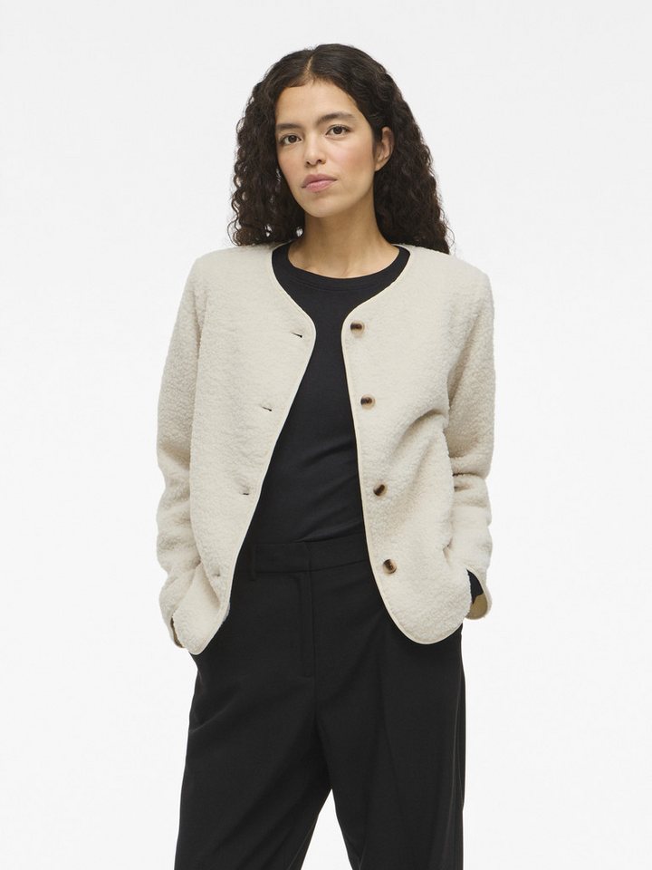 Vila Lederjacke VIADA TEDDY JACKET - NOOS 177853 Birch Bild 4