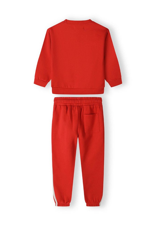 MINOTI Trainingsanzug Zweiteiliges Set mit Sweatshirt und Sweathose mit Print (2y-14y), mit Stickerei Bild 3
