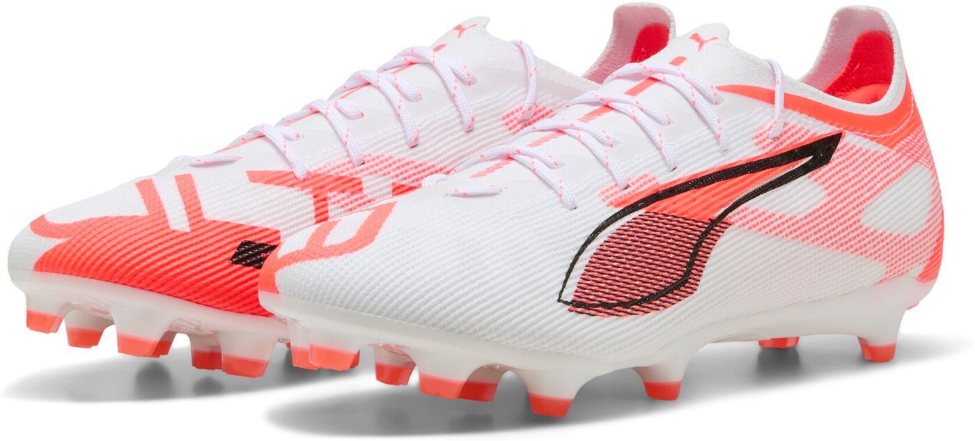 PUMA ULTRA 5 PRO FG/AG PUMA WHITE-PUMA BLACK-GLOWING RED Fußballschuh Bild 2