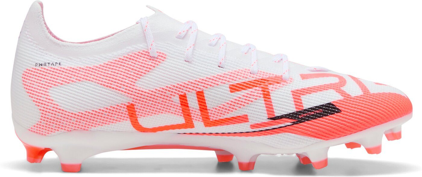 PUMA ULTRA 5 PRO FG/AG PUMA WHITE-PUMA BLACK-GLOWING RED Fußballschuh Bild 3