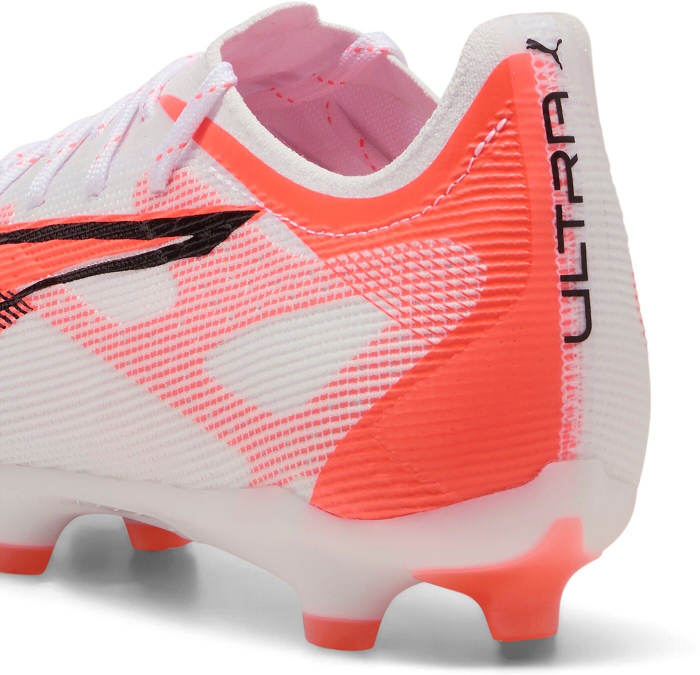 PUMA ULTRA 5 PRO FG/AG PUMA WHITE-PUMA BLACK-GLOWING RED Fußballschuh Bild 4