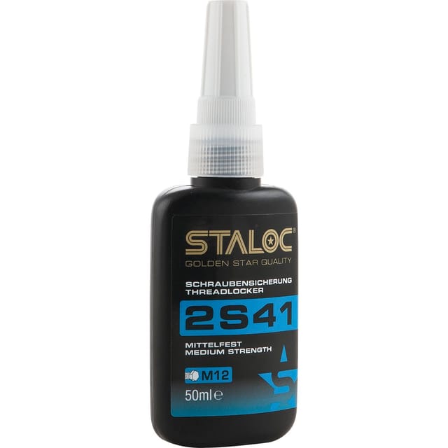 2s41 Schraubensicherung Mittelfest Blau - Ideal Für Wartungs- Und Reparaturzwecke Bis M12, 500ml - Staloc