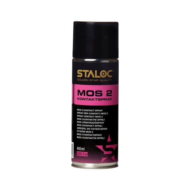 Kontaktspray Mos2 Kontakt-öl Reinigt Kontakte, Sicherungen, Kabelanschlüsse Uvm. 400 Ml - Staloc
