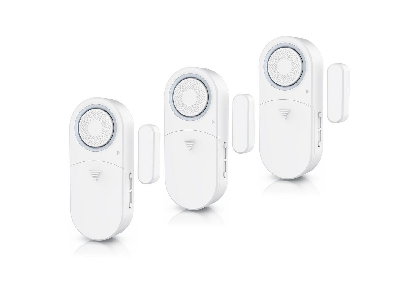 Bearware 3x Fensteralarm 120 dB, Tür- & Fenster-Sensor, Einbruchschutz, Alarmanlage, mit Batterien Bild 4