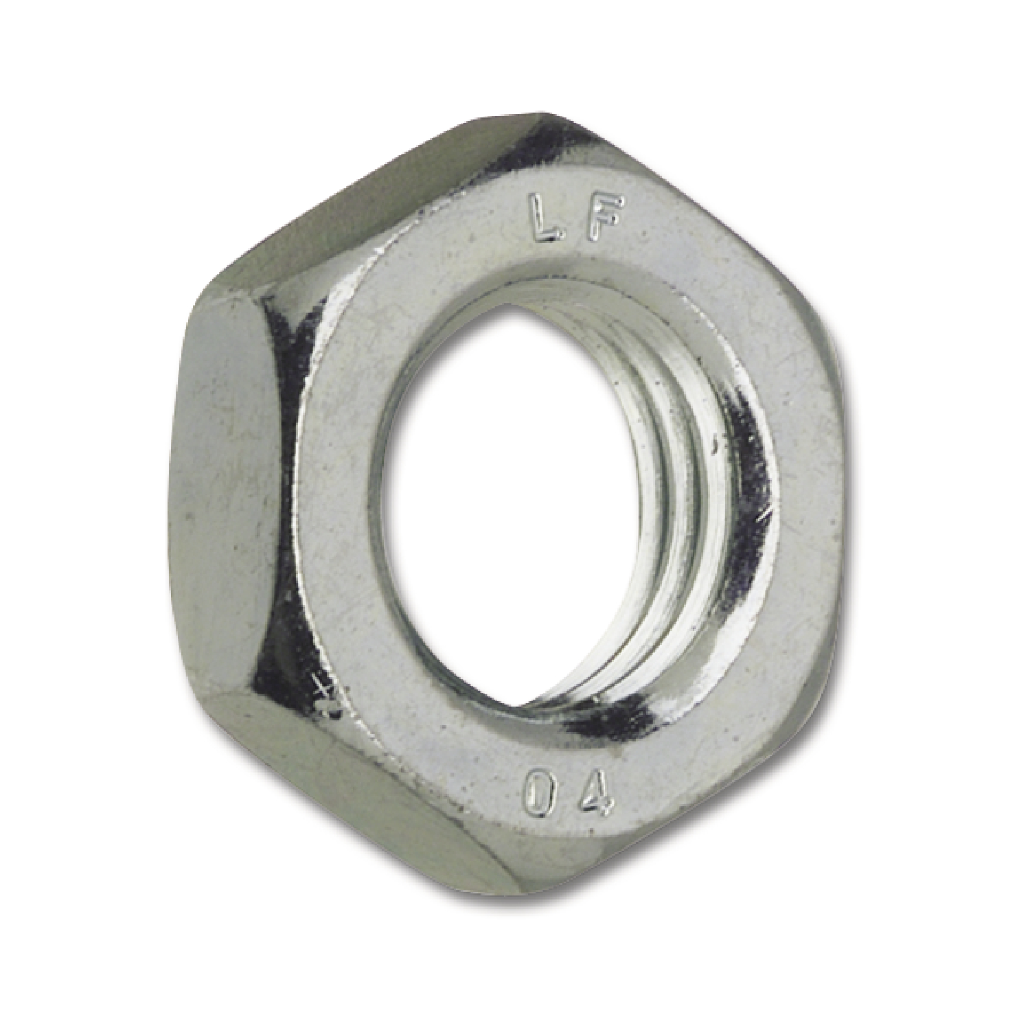 Sechskantmuttern Ø M6 Flache Muttern Iso403504 (din439-2) Stahl Verzinkt