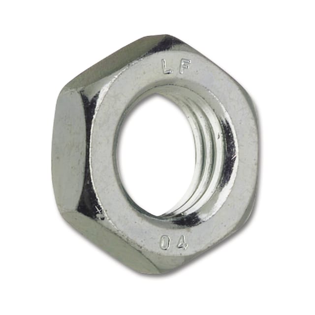 Sechskantmuttern Ø M6 Flache Muttern Iso403504 (din439-2) Stahl Verzinkt