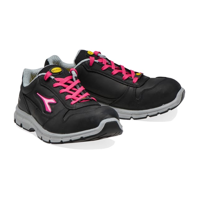Utility Diadora Arbeitsschuh Run Low S3 Src Esd Schwarz Rot Fuchsia 37