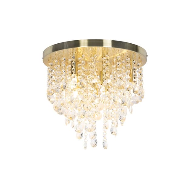 Klassische Deckenleuchte Gold / Messing 35 Cm - Medusa