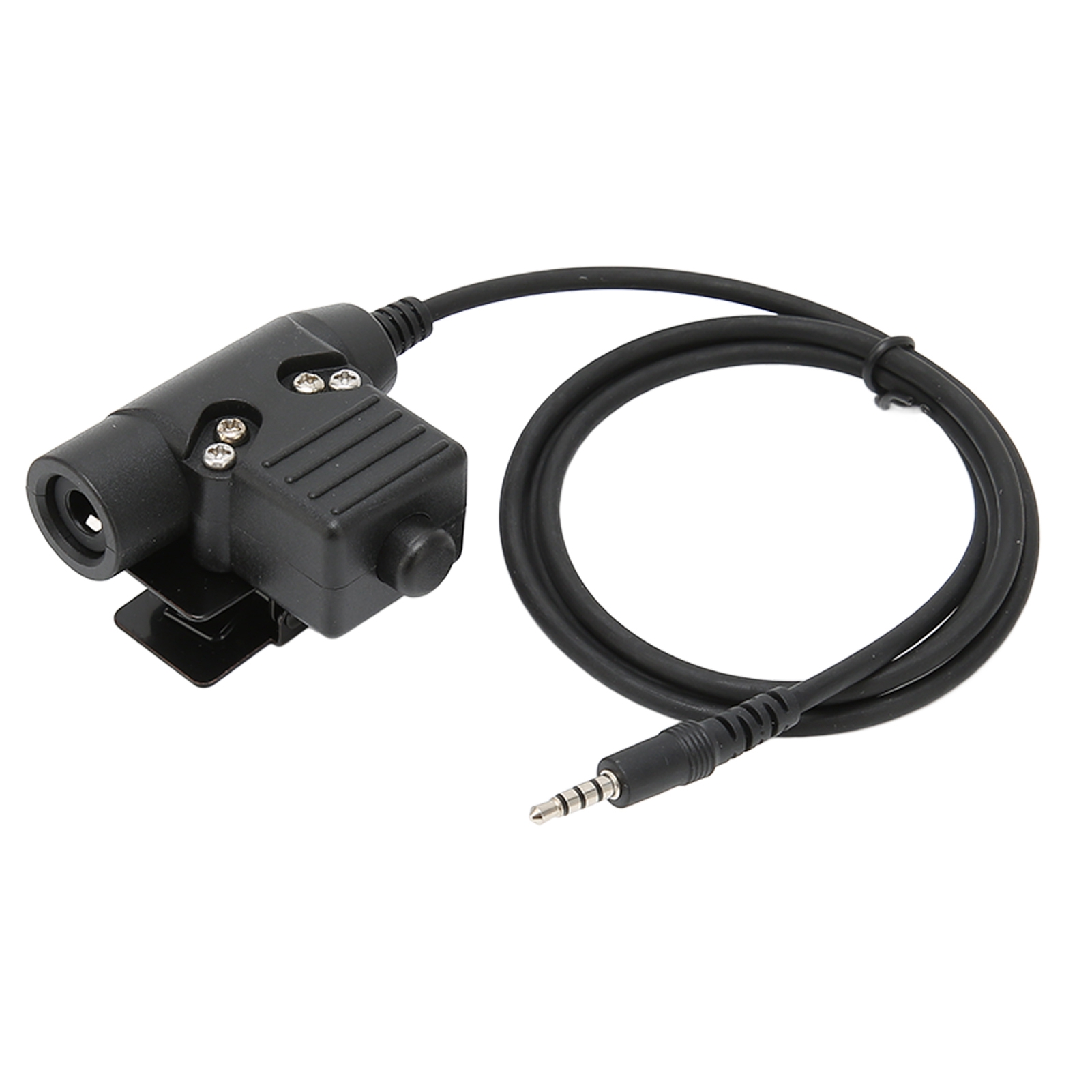 Ptt Adapter Mit Headset Kabel Und 35 Mm Anschluss Fur Walkie Talkies Und Mobiltelefone