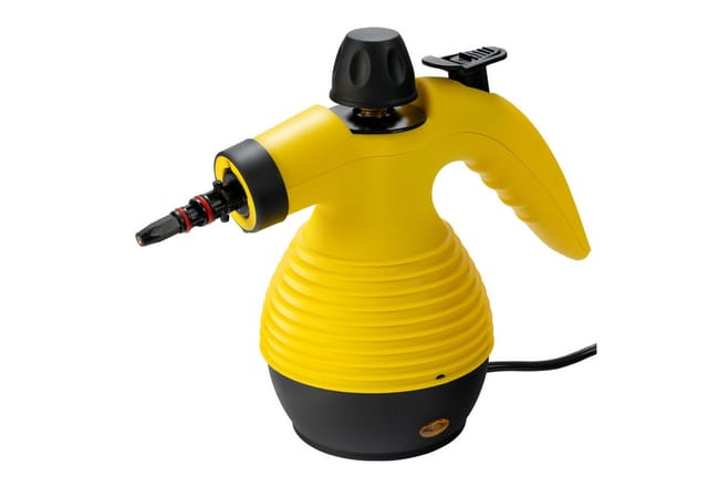 Dampfreiniger Handgeraet, Mit 9 Zubehoerteilen, 350ml Wassertank, Dampfreinigen Fuer Zuhause, Auto Oder Veranda - Costway