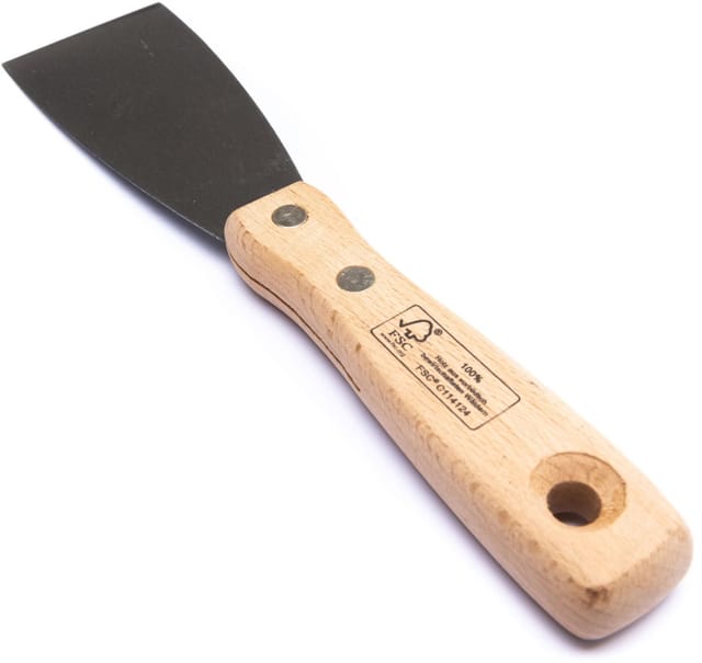 Spachtel Mit Holzheft 5 Cm Holzgriff Malerspachtel Schaber - Trendline