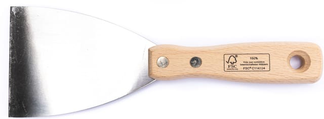 Spachtel Mit Holzheft 8 Cm Holzgriff Malerspachtel Schaber - Trendline