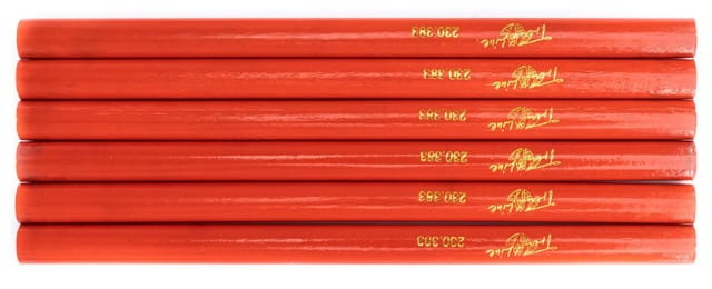 Trendline - Zimmermannsbleistifte 6 Stück Baubleistift Bleistift Maurerbleistift