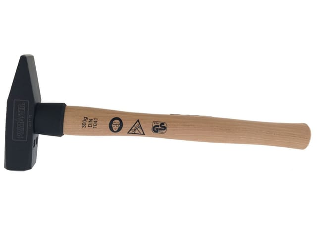 Primaster - Trendline Schlosserhammer 300 G Hammer Werkstatthammer Mit Holzstiel