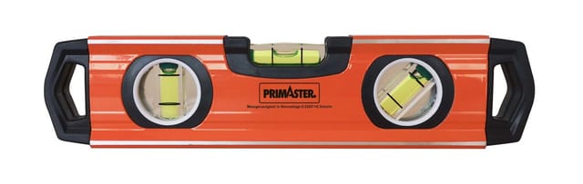 Aluminium Wasserwaage 230 Mm 3 Libellen - Primaster