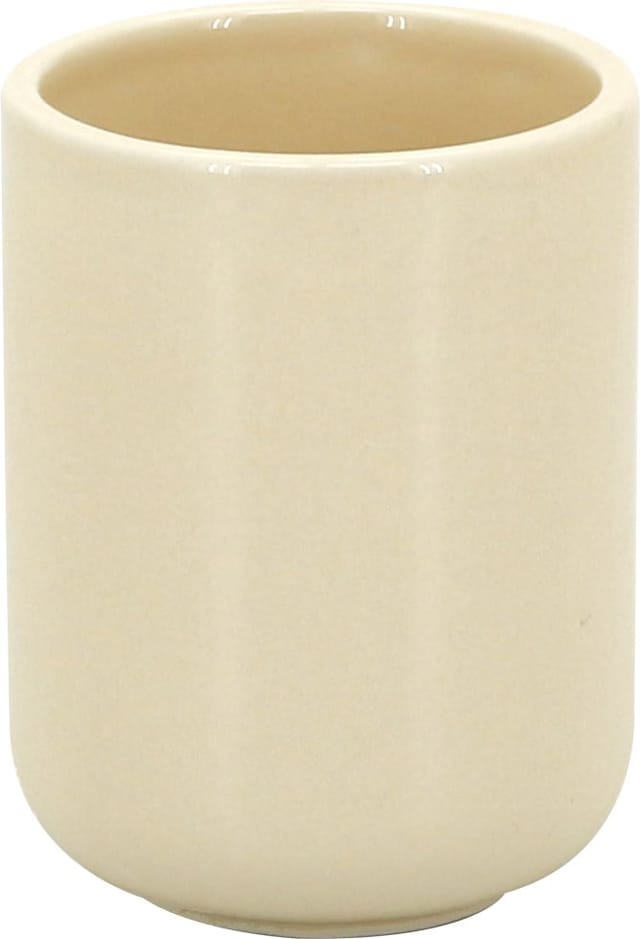 Zahnputzbecher Alirio Beige Zahnbürstenhalter Badbecher Becher - Trendline