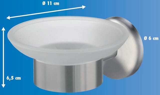 Trendline - Seifenschale Simple Round Edelstahl Ohne Bohren Seifenablage