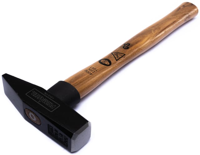Trendline Schlosserhammer 400g Hammer Mit Holzstiel