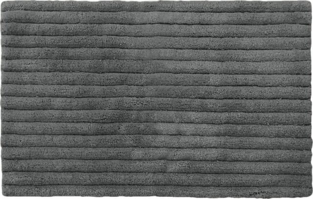Trendline - Baumwoll Badteppich In Anthrazit 50 X 80 Cm Teppich Badvorleger