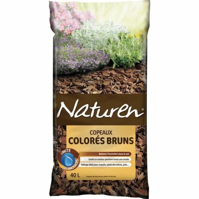 Naturen Chips Farbe S Braun - 40l