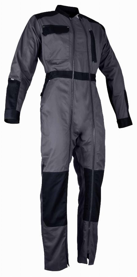 Doppelter Zip-overall Chlor Lma Dunkelgrau / Schwarz - T1/ T.xs - 4112 T.xs