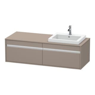 Duravit Ketho Waschtischunterschrank Wandhängend 6797, 2 Auszüge,