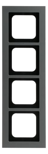 Busch-jaeger Abdeckrahmen 4-fach Platin - Busch-axcent® Pur (1724-270), 2cka001754a4686