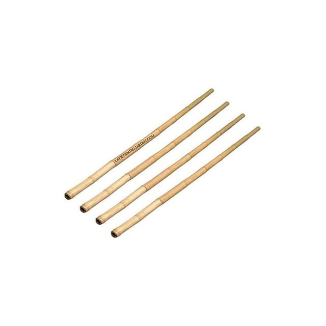 Suinga - 4 Stück Pfähle Für Anbautisch, Bambusstäbe – Bambusstäbe, Stützen Für Pflanzen, Gemüse, Tomaten, Bambusstäbe