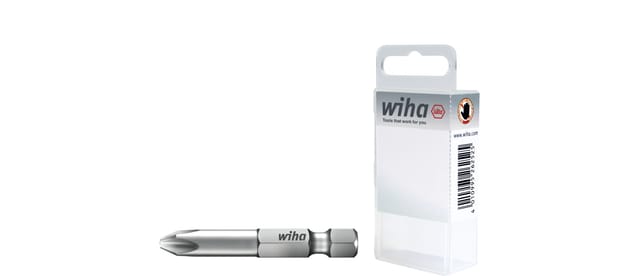 Bit Set Professional 50 Mm Phillips (ph1) 2-tlg. 1/4' E6,3 In Box (38676) - Wiha