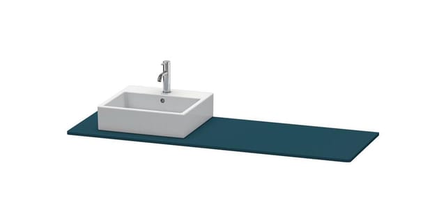 Xsquare Konsole 060h, 1600x 550 Mm, 1 Ausschnitt Links, - Duravit