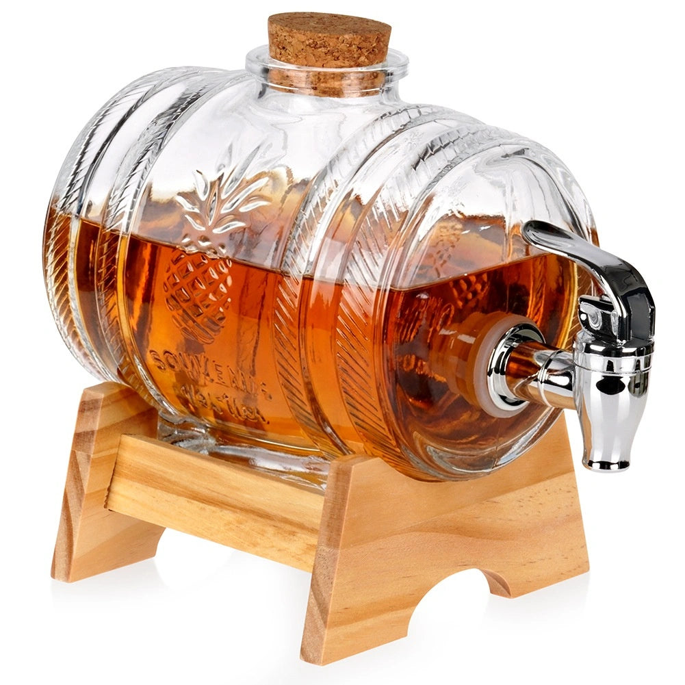 Glas-getränkespender Mit Zapfhahn, Ständer, 1 L