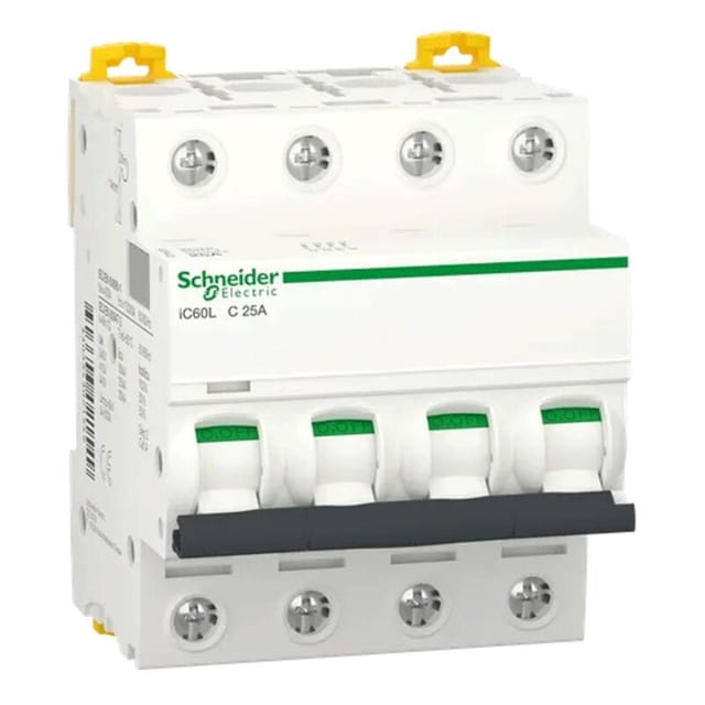 Schneider Electric - Motorschutzschalter Schneider 4p 25a 15ka C 4 Module A9f94425