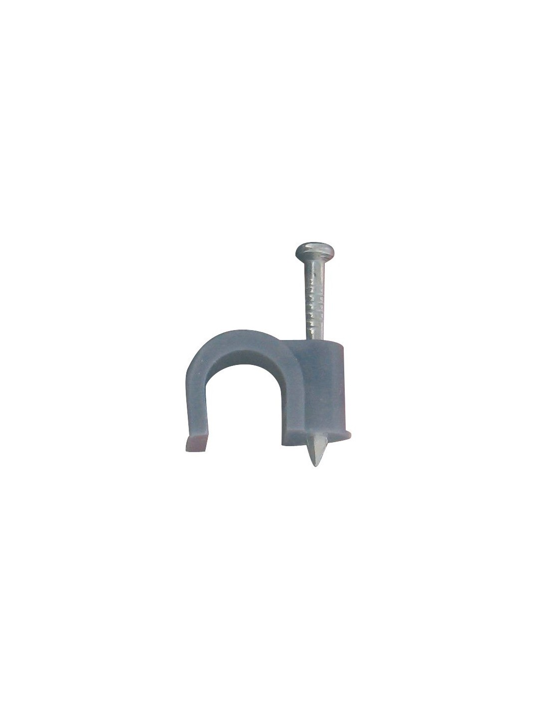 Runddrahthalter Grau 8mm /20