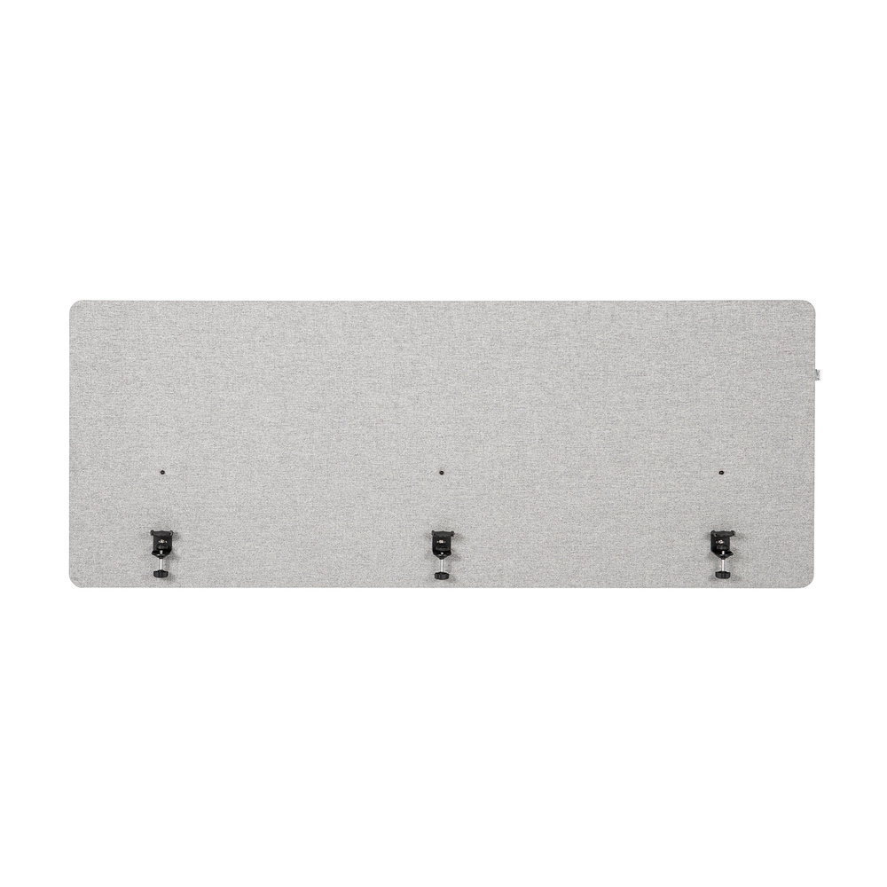 [neuwertig] B-ware Hjh Office Akustik Tischtrennwand Flexmiut D 160 Cm Hellgrau Trennwand Wand