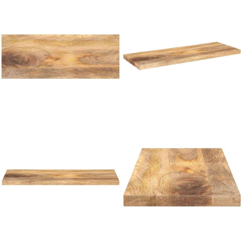 Tischplatte 70x20x2,5 Cm Rechteckig Massivholz Mango - Massivholz - Mango