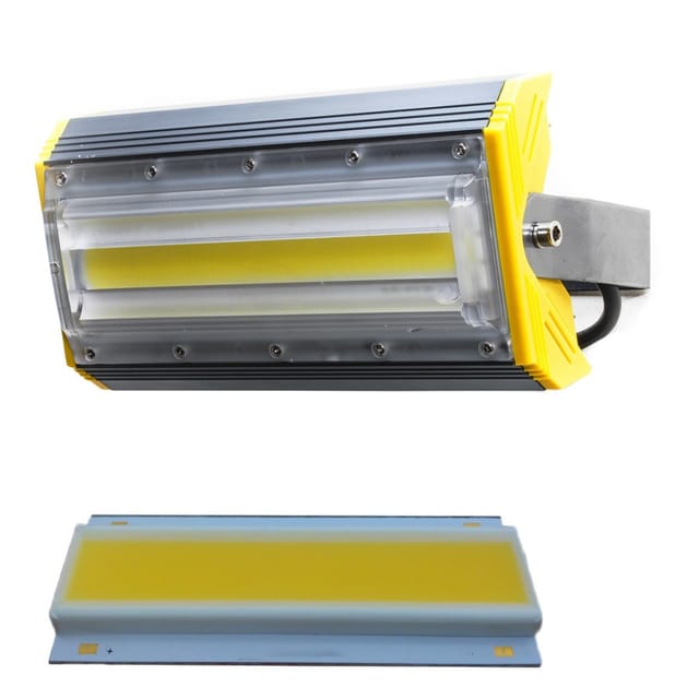 Trade Shop Traesio - Trade Shop - 30w Cob Led-projektorlicht Für Den Außenbereich, Linienförmiger Strahler, Neigbar -