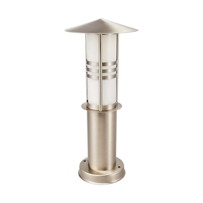 [gebraucht] B-ware Lindby Edelstahl Sockelleuchte Erina Leuchte Lampe Wegleuchte Wegelampe 23 Wa406