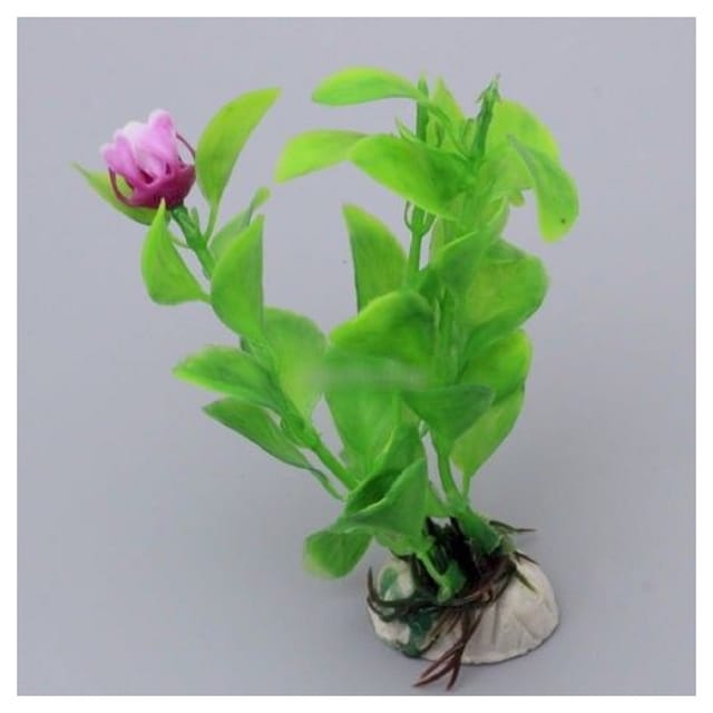 Trade Shop Traesio - Trade Shop - Pflanze 10 Cm Künstliche Pflanze Für Aquarium Gefälschte Kunststoffpflanzen Grüne Farbe -