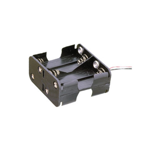 Electro Dh - Batteriehalter Für 8 Batterien 1,5v (12v) 200 Mm Schwarz 33.050 8430552029112