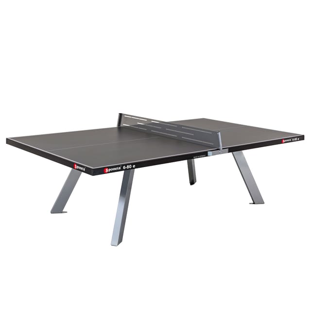 Sponeta - Outdoor-tischtennisplatte 's 6-80 E' (s6 Line), Wetterfest, Grau