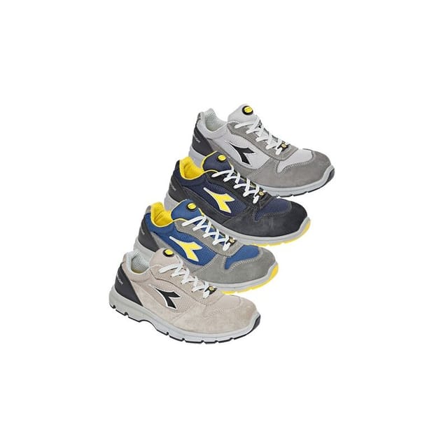 Diadora - Run Ii Textile Esd Low S1p Src Schuhe - 46 Eu - Grau / Blau