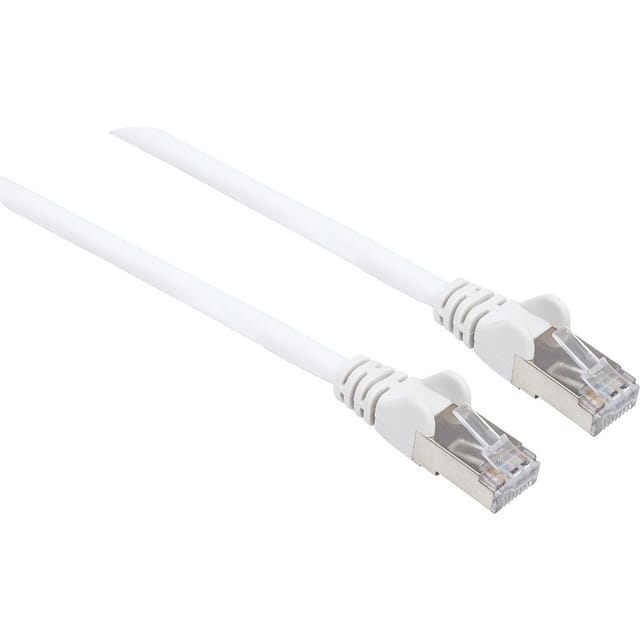 Intellinet 741385 Rj45 Netzwerkkabel, Patchkabel Cat 6a (rohkabel Cat 7) S/ftp 2.00 M Weiß Halogenfr