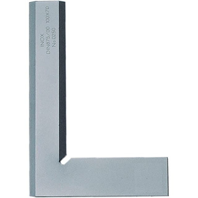 Präzisions Haarwinkel Din875-00 Inox Schenkellänge 100 X 70 Mm