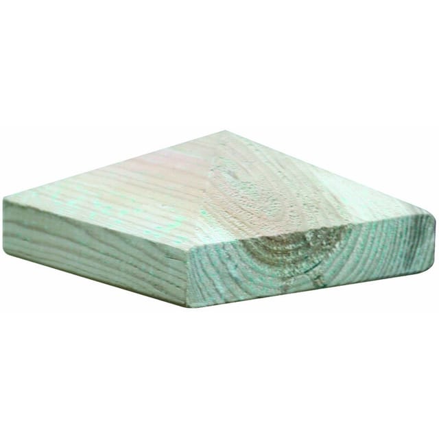 Lasa - Holzabdeckungstablette 9x9xh4 Cm Diamond Für Zäune