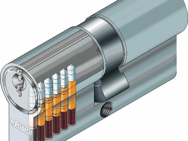 Schließzylinder G2 Länge: 40-40 Mm 3 Schlüssel Zylinder Profilzylinder - Abus