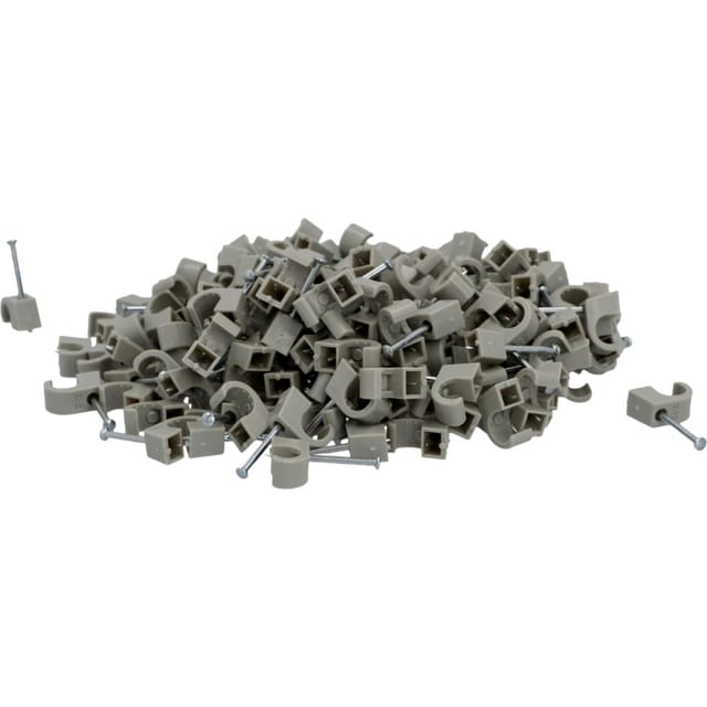 Expressschelle 7-12mm Grau 200x Nagelschellen