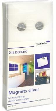 Legamaster - Magnet 12mm 0,3kg Silber 6 St./pack. 12mm 0,3kg Silber 6 St./pack.