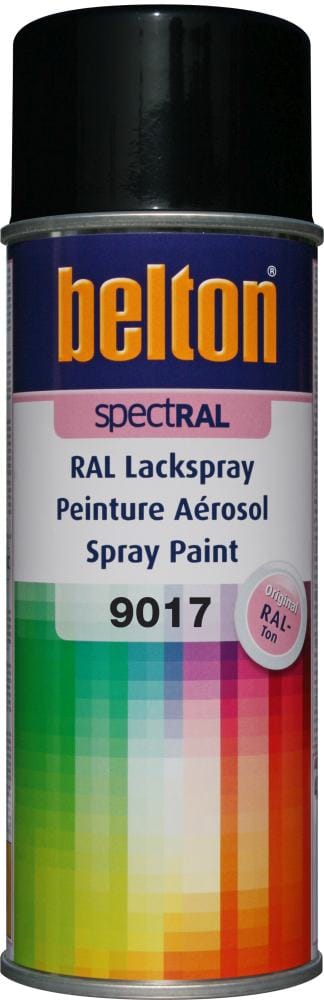 Belton - Spectral Lackspray 400 Ml Verkehrsschwarz Sprühlack Buntlack Spraylack