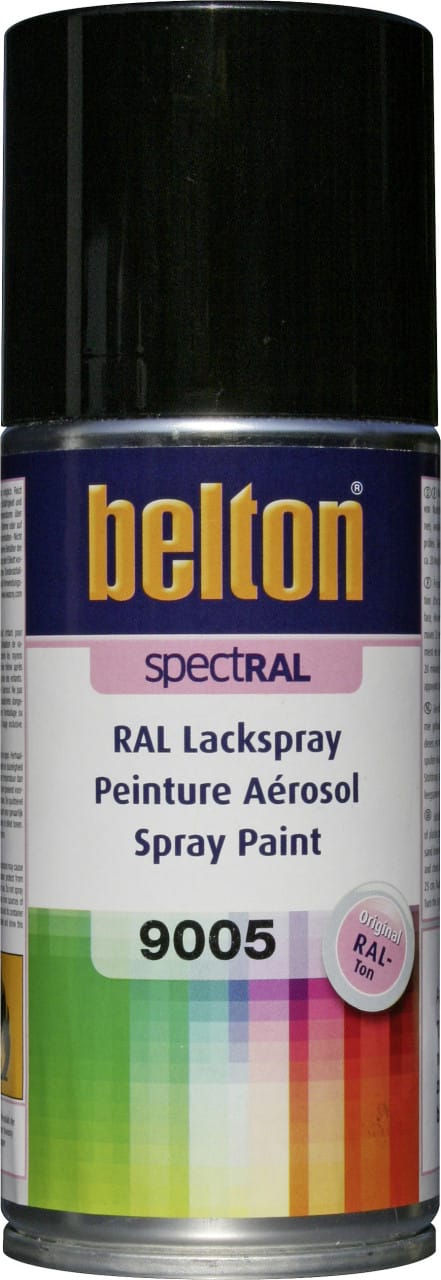 Spectral Lackspray 150 Ml Tiefschwarz Sprühlack Buntlack Spraylack - Belton