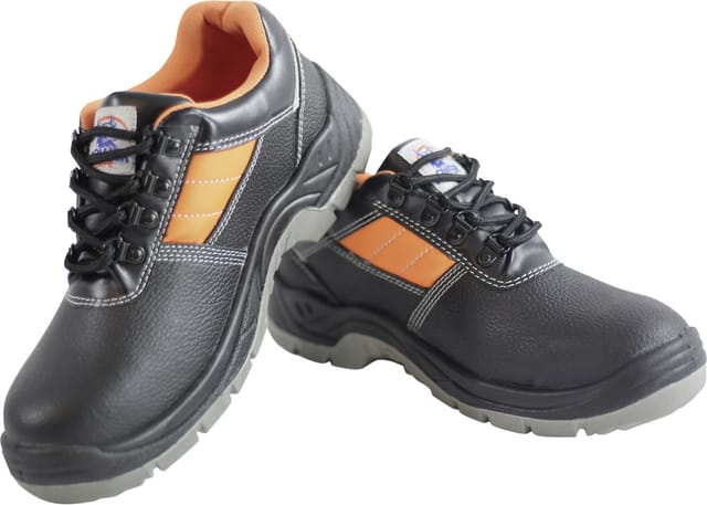 Power Safe - Sicherheitsausführung: Halbschuh Jens Größe: 42, S3, Schwarz-orange